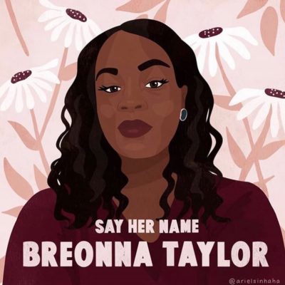 Breonna Taylor artwork by Ariel Sinhaha